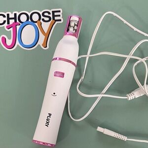 White and Pink PLUXY Electric Hair Remover